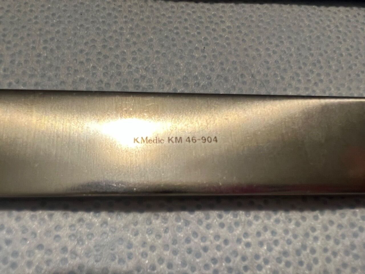 KMEDIC KM 46-904 Orthopedic Bone Rasps 2.5cm Blade Width 13-1/2" Length — photo 2