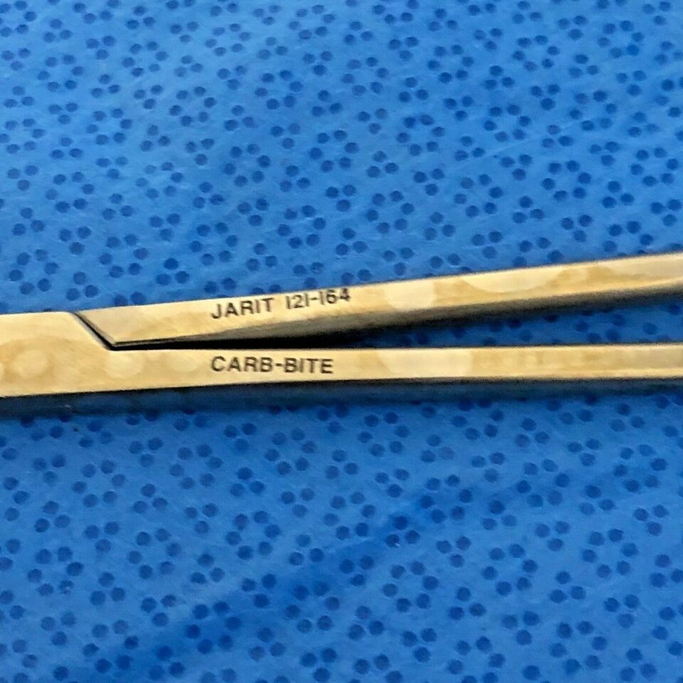 JARIT 121-164 Tungsten 7" Carbide Carb-Bite Needle Holder Orthopedic — photo 2