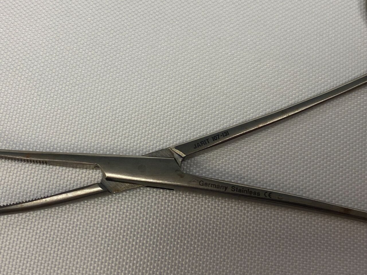 JARIT 107-131 Delicate Curved Hemostatic Artery Clamp — photo 6