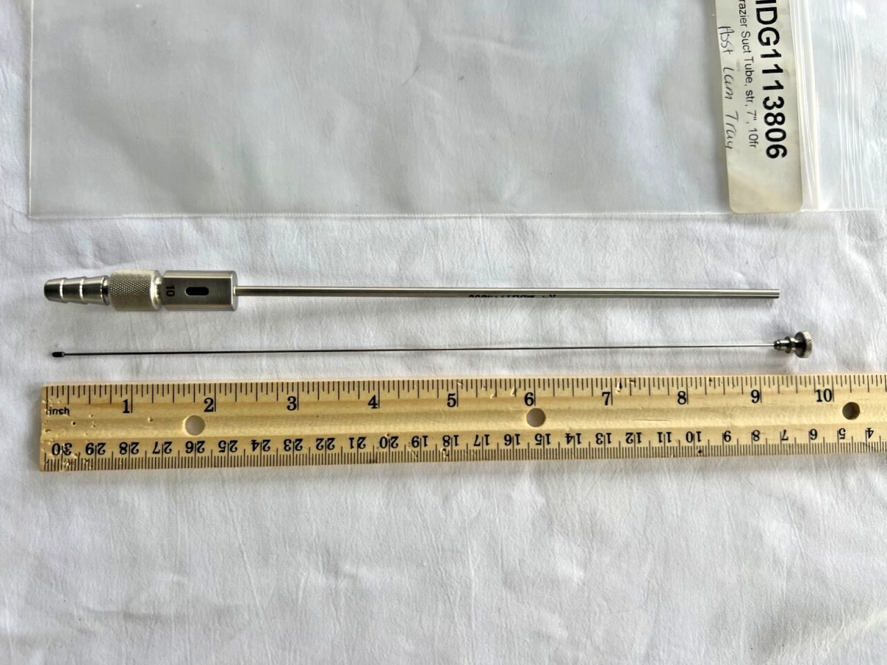 KONIG MDG1113806 Frazier Slotted Suction Tube 10French Straight 7" Length — photo 7
