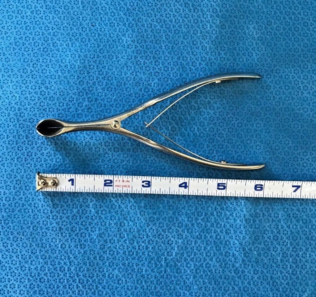 SSI ULTRA 66-0301 Hartman-Halle Nasal Speculum Small 25mm 6" ENT — photo 8