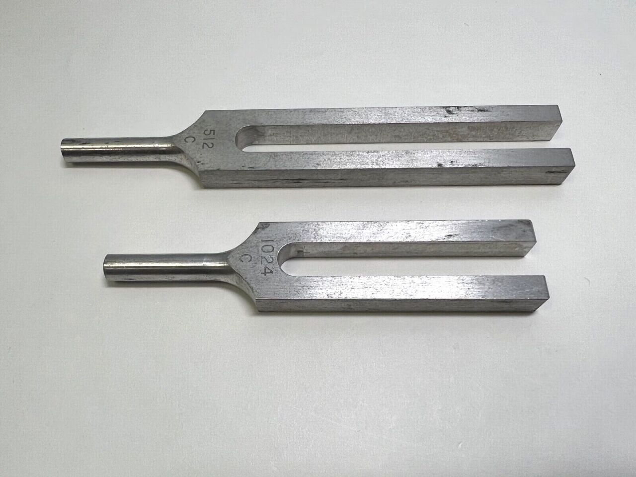MILTEXSKLAR 1024 C / 512 C Lot of 2 Tuning Forks — photo 1