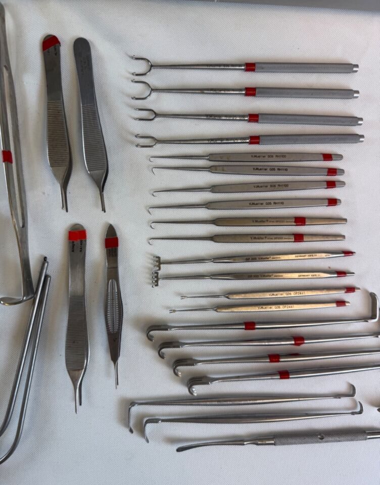 V. MUELLER Various 82 Piece V. Muell82 Piece ENT Instrument Tray w/ Genesis Sterilization — photo 3