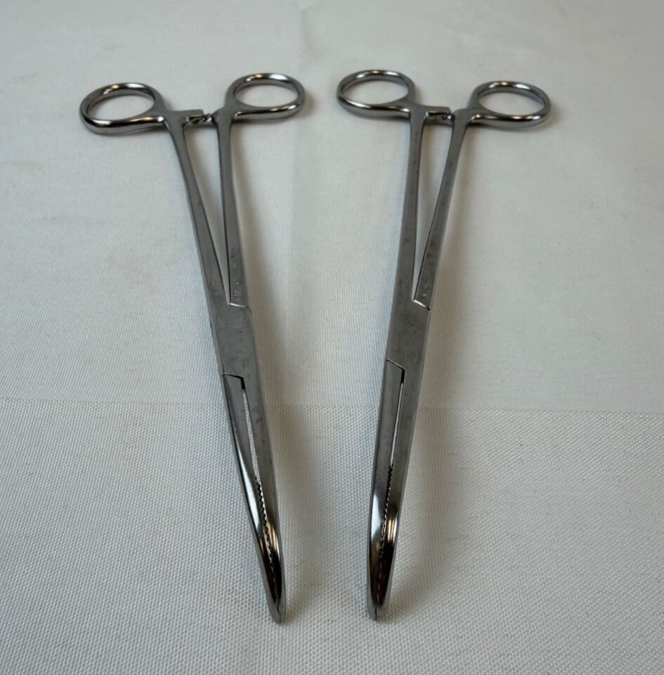 PILLING WECK 496110 Lahey Dissecting Forceps Strong Curve Serrated Jaws — photo 6