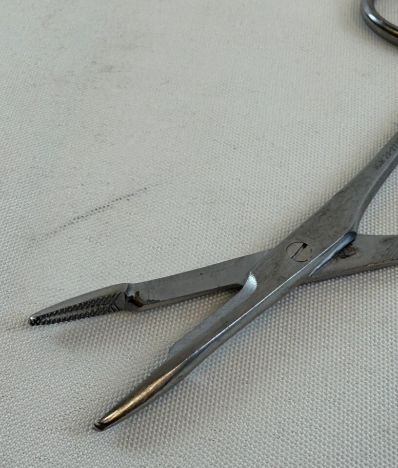 SKLAR 202747 Olsen Hegar Needle Holder Delicate Serrated 4.75" — photo 4