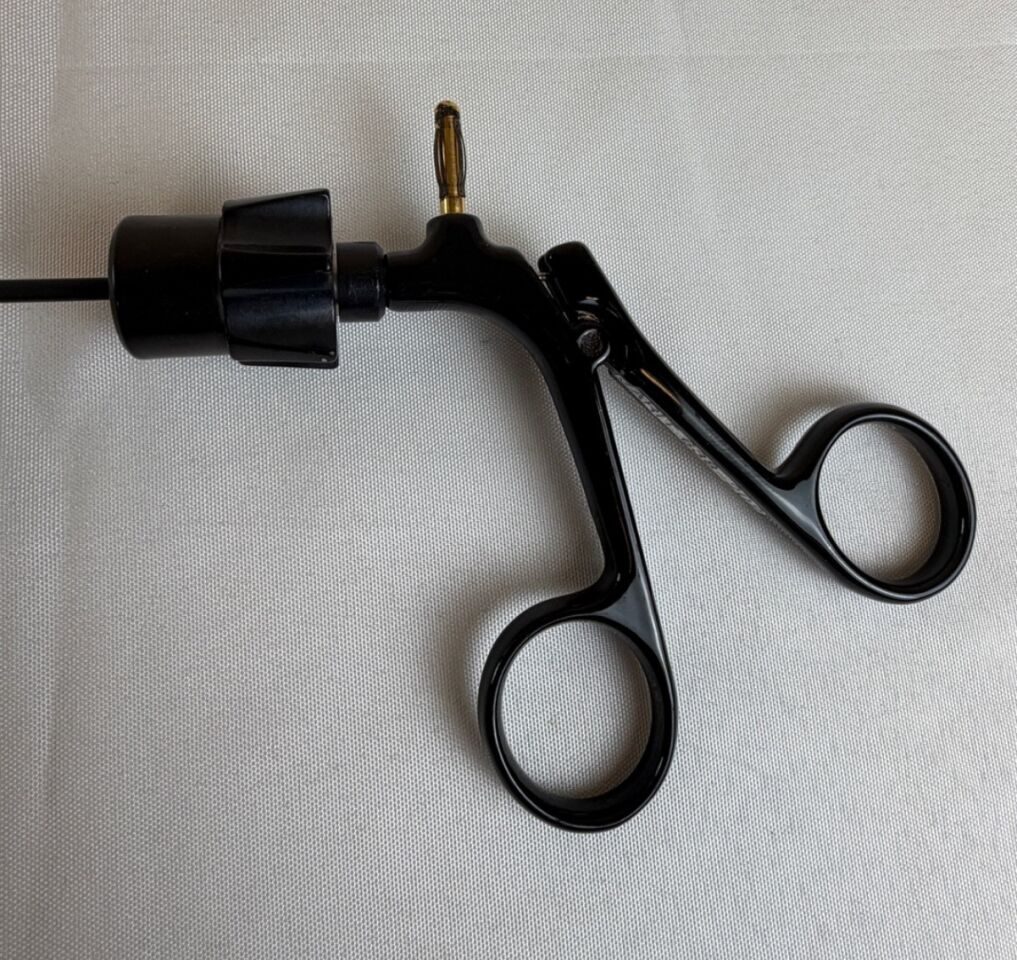 JARIT 638-202 3mm x 24cm Rotating Insulated Monopolar Curved Scissor Laparoscopy — photo 3
