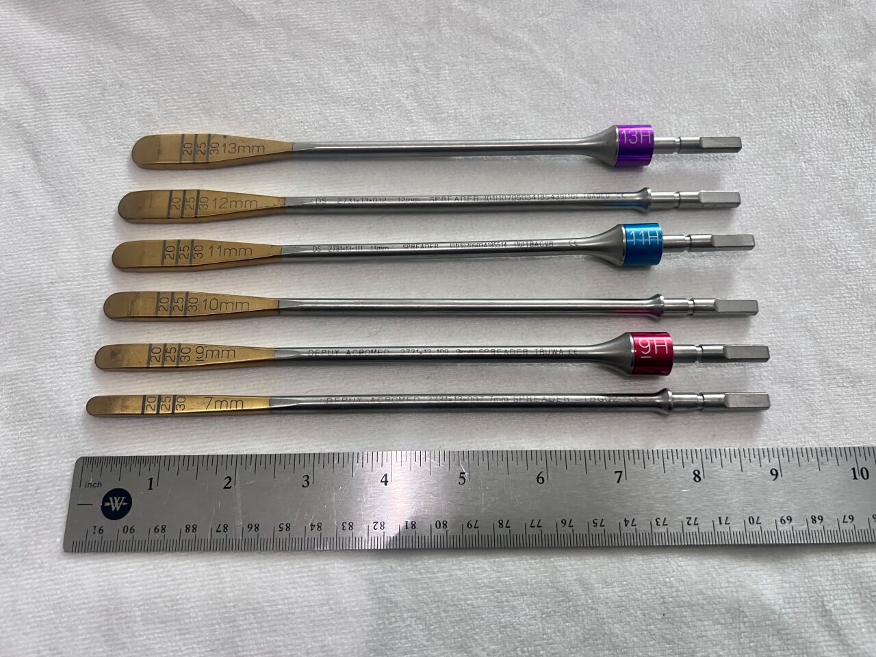 Set Of 6 Spinal Spreaders For Intervertebral Discs — photo 3