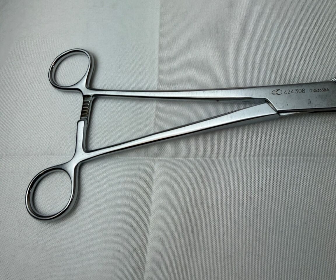 GLOBUS MEDICAL 624.308 Trial Sizer Holder Holding Forcep Angled Jaws — photo 5