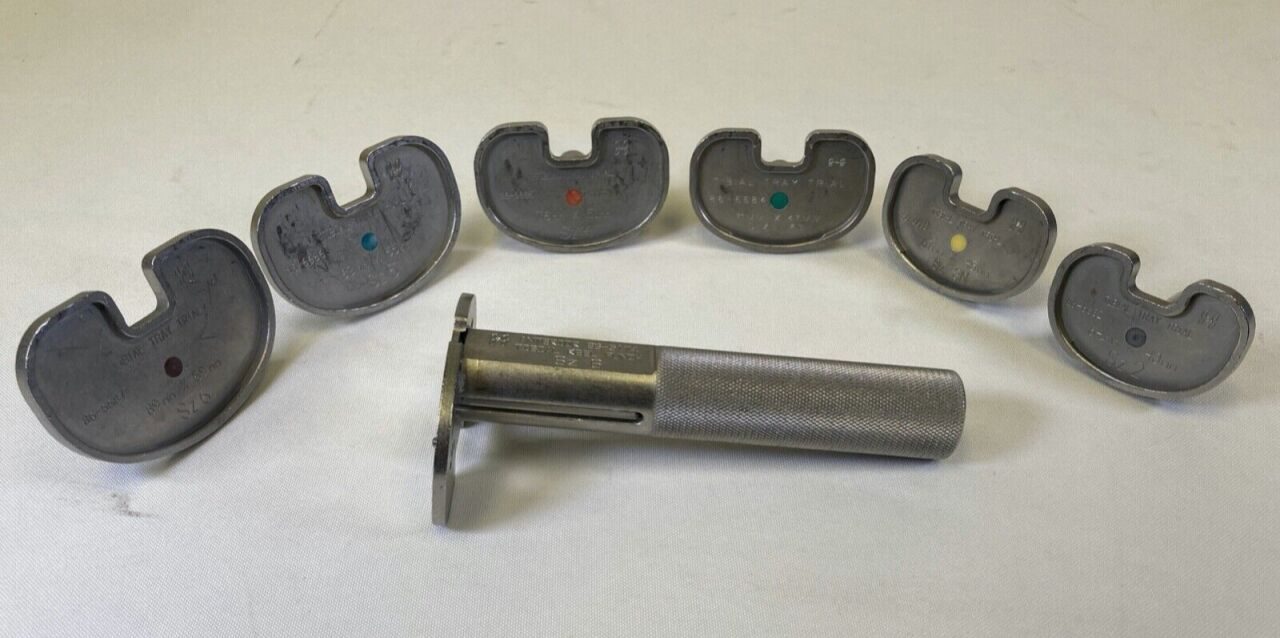 JJ Sizes 2-6 Tibial Keel Punch Handle & Trial Sizers Set of 7 — photo 1