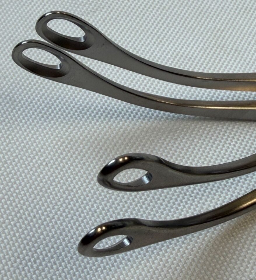MILTEX 14-86 Pair of Blake Gall Stone Forceps Curved 8.25" 207mm — photo 3