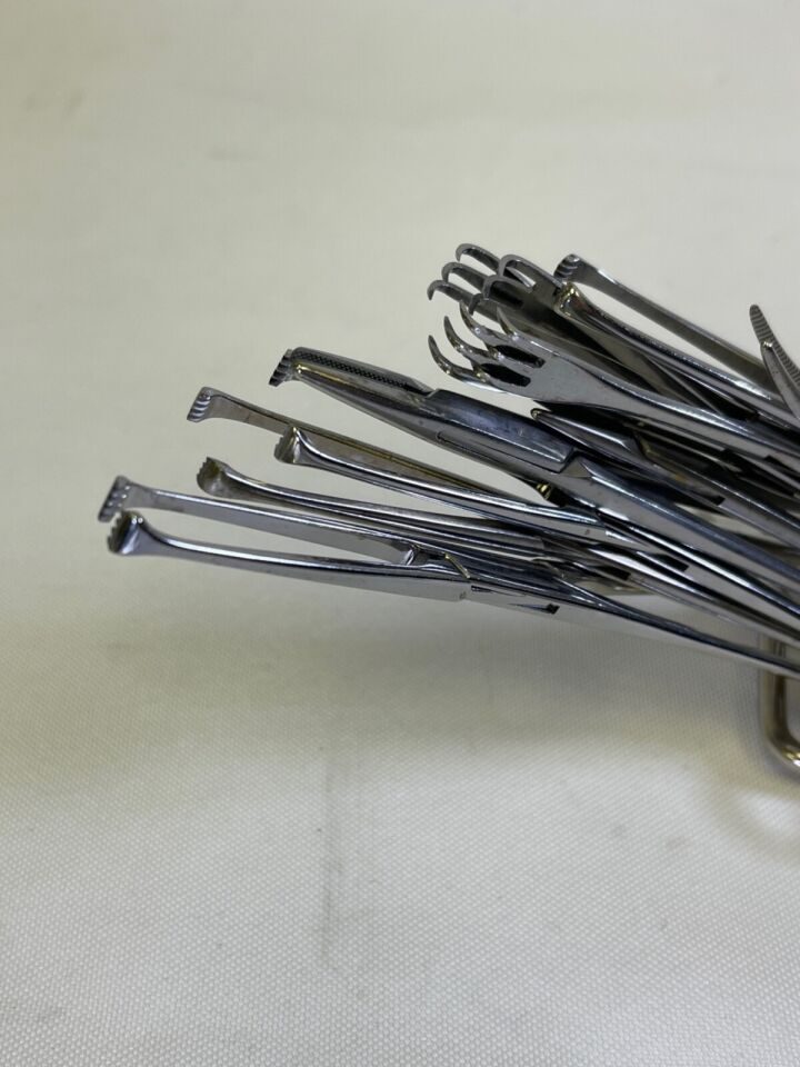 PILLING WECK  27 Piece Thyroid Instrument Tray w/ Sterilization Pan ENT — photo 10