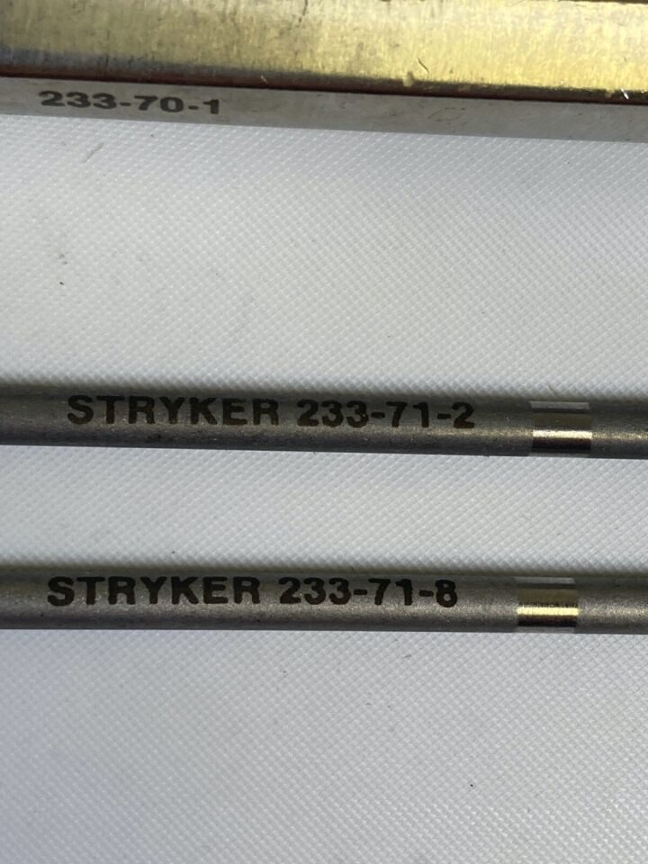 STRYKER 233-71-8 71-1 70-1 Small Joint Handle w/ Crescent Knife & Probe — photo 11