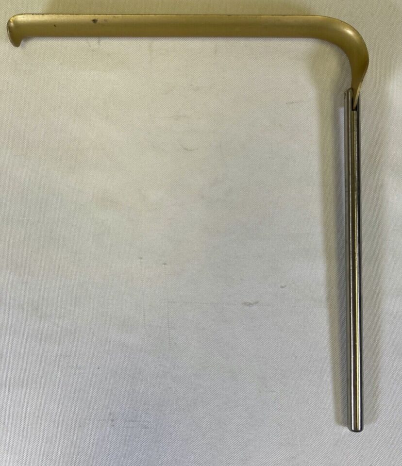 OMNI-TRACT 4922 Renal Vein Swivel Aluminum Radiolucent Retractor Blade 1" x 8"