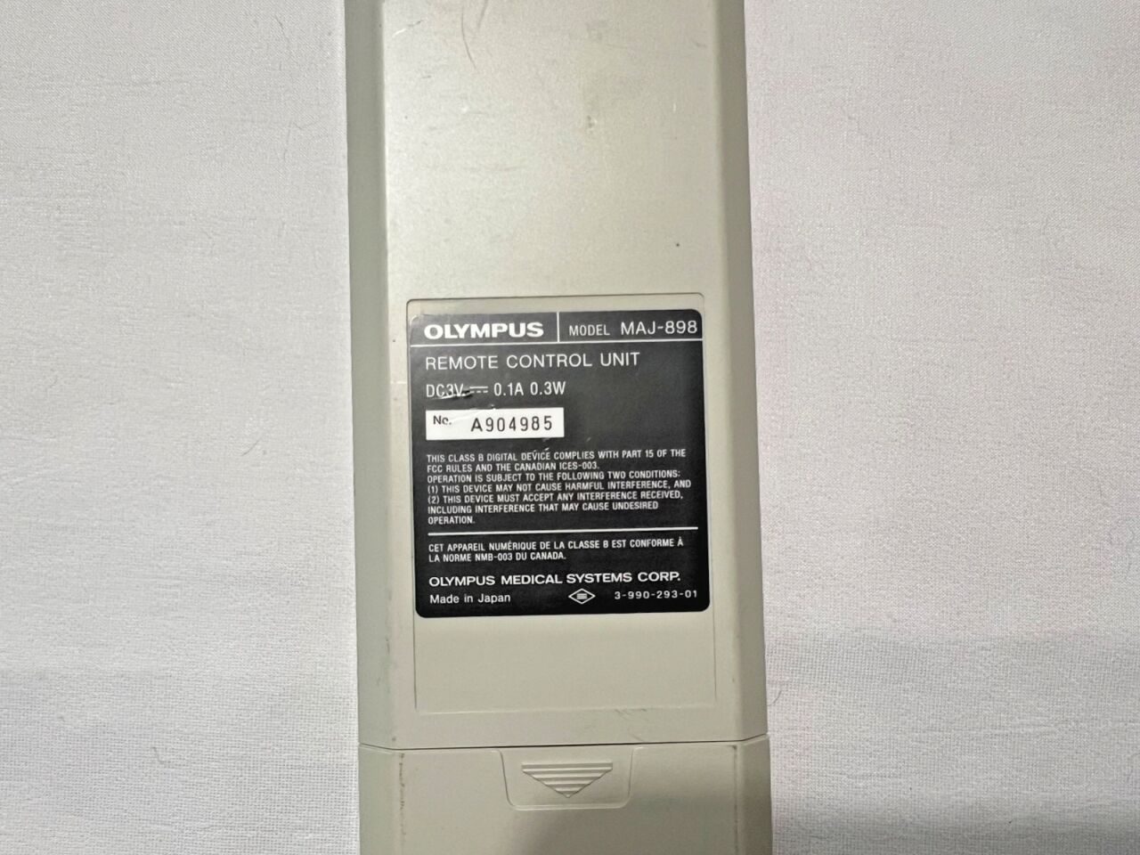 OLYMPUS MAJ-898 Remote Control Unit For OEP Video Print — photo 2