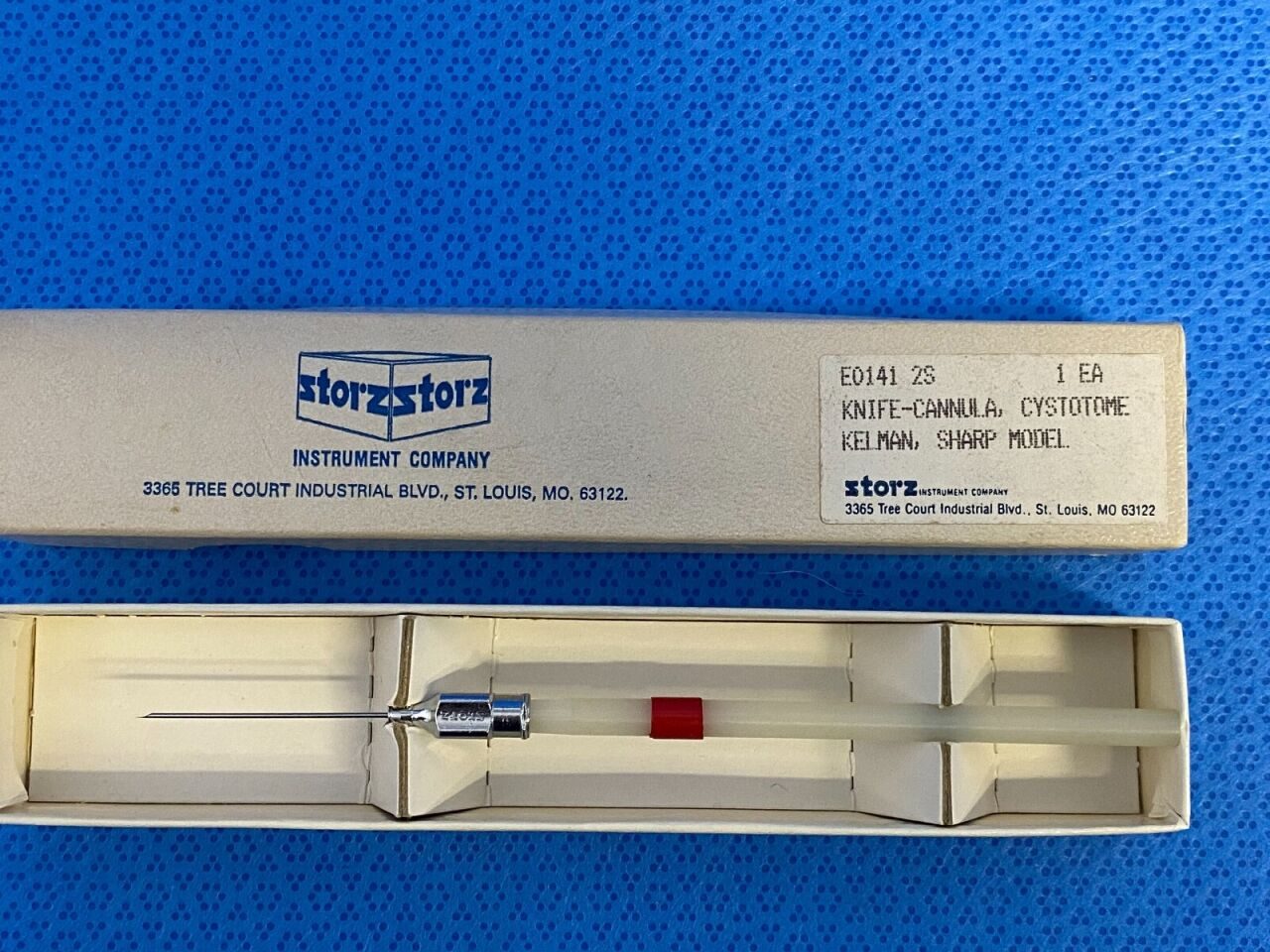 KARL STORZ E0141 2S Yale 22 B-D 22 Kelman Cystotome Knife Sharp — photo 2