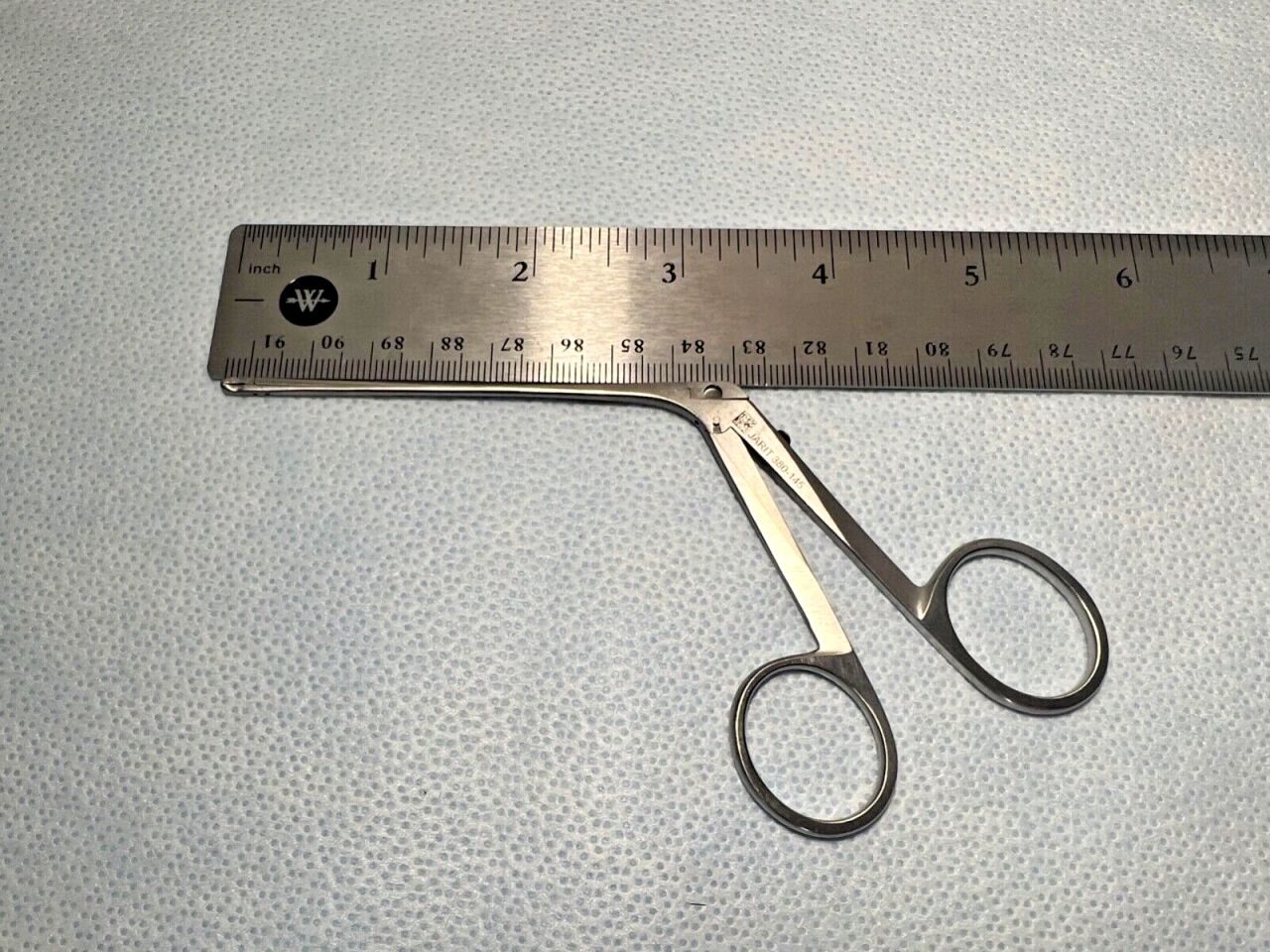 JARIT 380-145 Herzfeld Straight Alligator Ear Forcep, 2mm Cup, 3-3/8" WL — photo 6