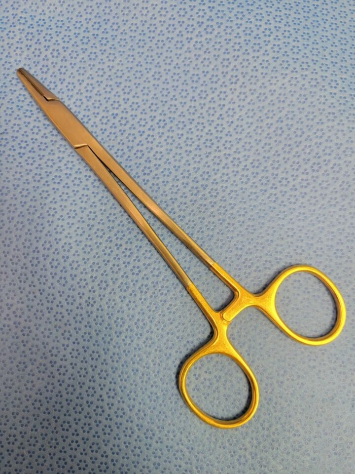 NOVO SURGICAL G4323-11 Mayo-Hegar Needle Holder 6" Serrated Jaw — photo 5