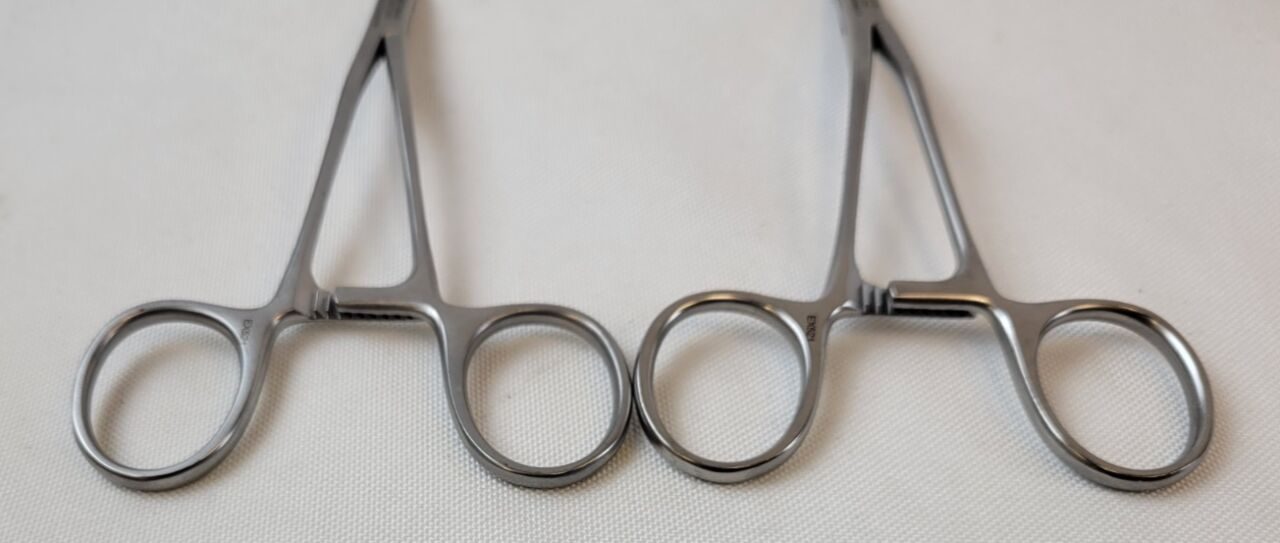 JARIT 320-460 DeBakey Multi-Purpose Clamp 30deg Angle 6-1/2" - Set of 2 — photo 7