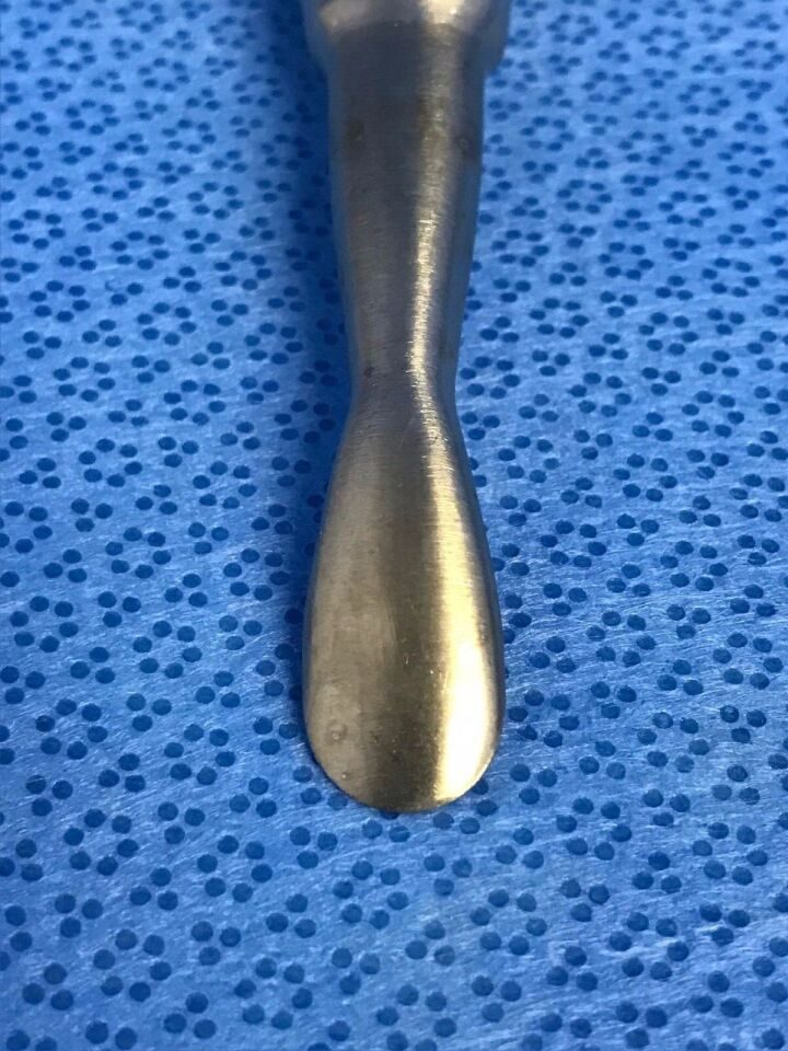 V. MUELLER CH145 Cameron-Haight Periosteal Elevator 12mm Round X 15mm Straight — photo 5