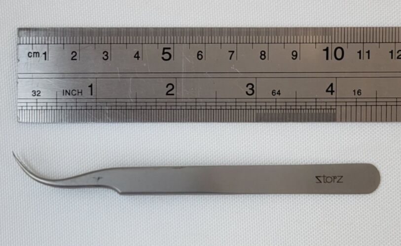 KARL STORZ E1947 Style 7 Peer-Vigor Precision Jeweler Type Forceps, Fine Curved — photo 7