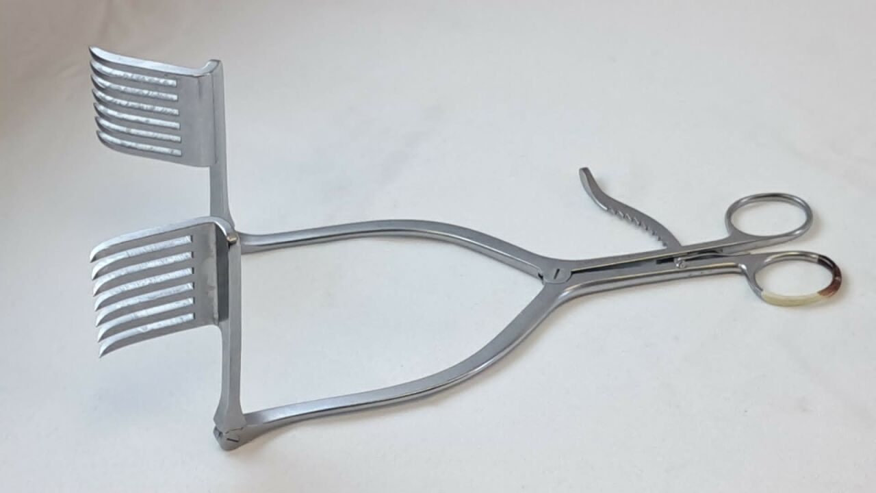 AESCULAP BV276R Beckmann Retractor Sharp 12 3/4" — photo 1