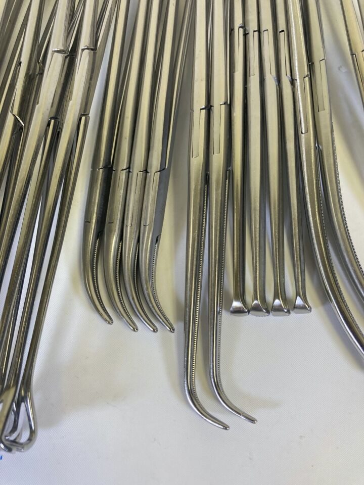 VARIOUS  Jarit Pilling Weck Codman Extra Long Instrument Set w SterilizationTray — photo 5