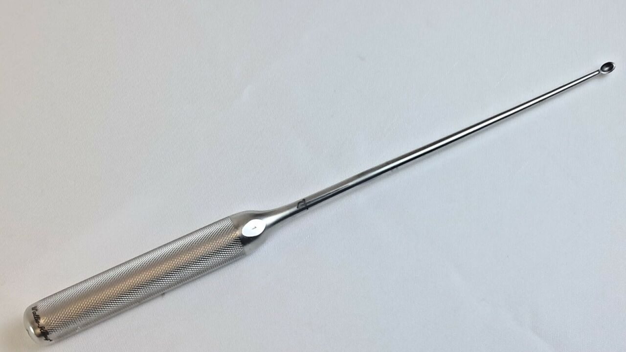 WALLIE HEINIG Lenox Maclaren Size 1 Straight Curette 4mm x 6.5mm Cup 15" — photo 2