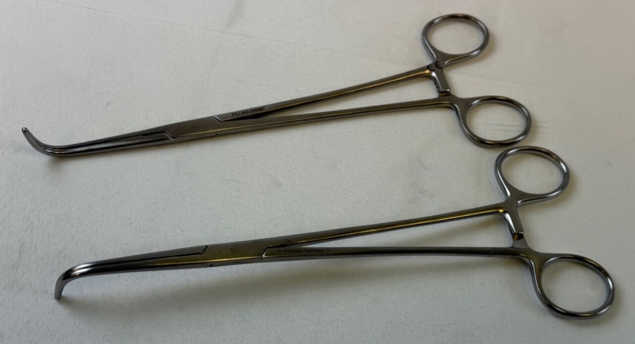 PILLING WECK 496110 Lahey Dissecting Forceps Strong Curve Serrated Jaws — photo 5