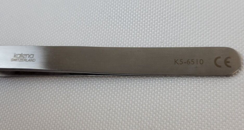 KATENA K5-6510 Jewelers Forceps No. 1, Standard, Straight — photo 5