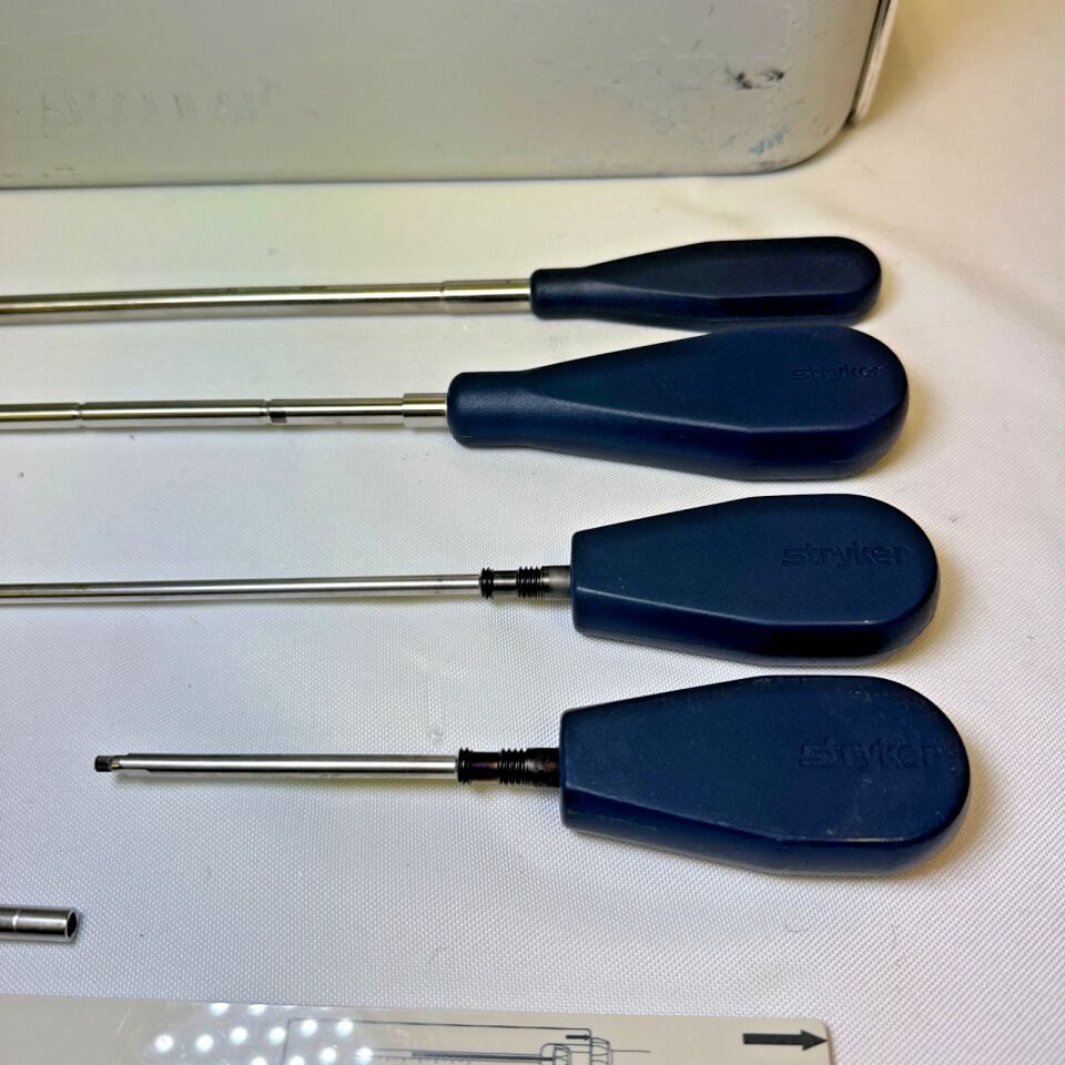 STRYKER Various 10 Piece Gamma Extras Tray w/ Sterilization case — photo 6