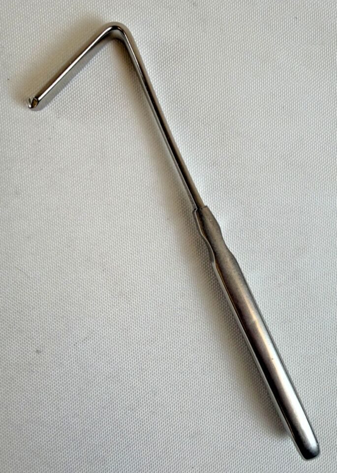 W. LORENZ 01-0150 Hargis Piriform Rim Retractor Convex Blade Maxillofacial