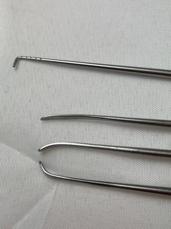AESCULAP  Set of 4 Penfield Dissectors & Hook Probe — photo 2