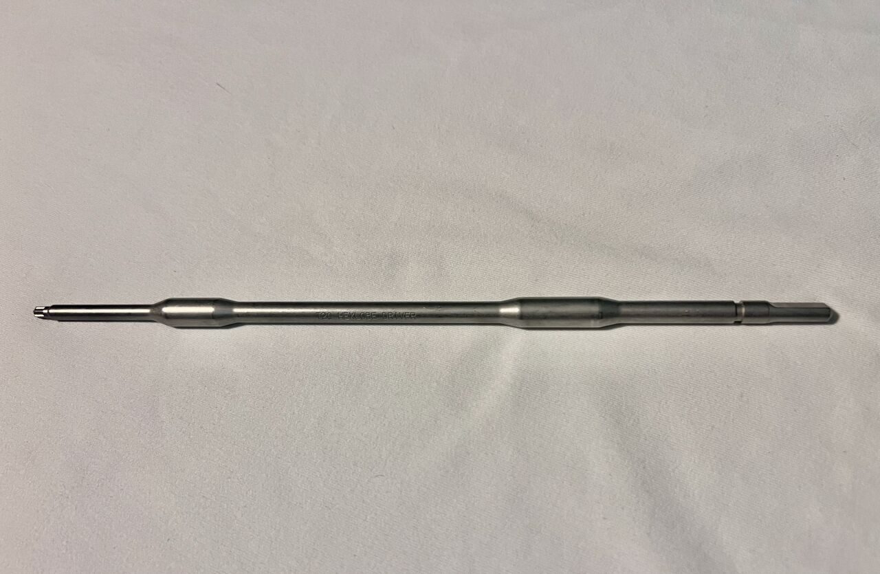 DEPUY 2867-25-020 VIPER 2 Spinal System T20 Cannulated Hexalobe Driver Shaft