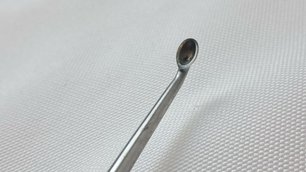 WALLIE HEINIG Lenox Maclaren Size 00 Angled Curette 2.8mm x 5mm Cup 15" — photo 4