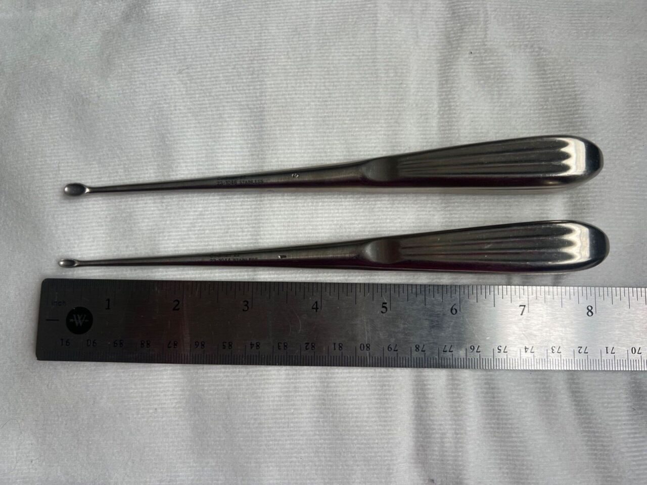 CODMAN 23-1044 23-1046 Set of 2 Spinal Fusion Curettes Size 1 & Size 3 — photo 4