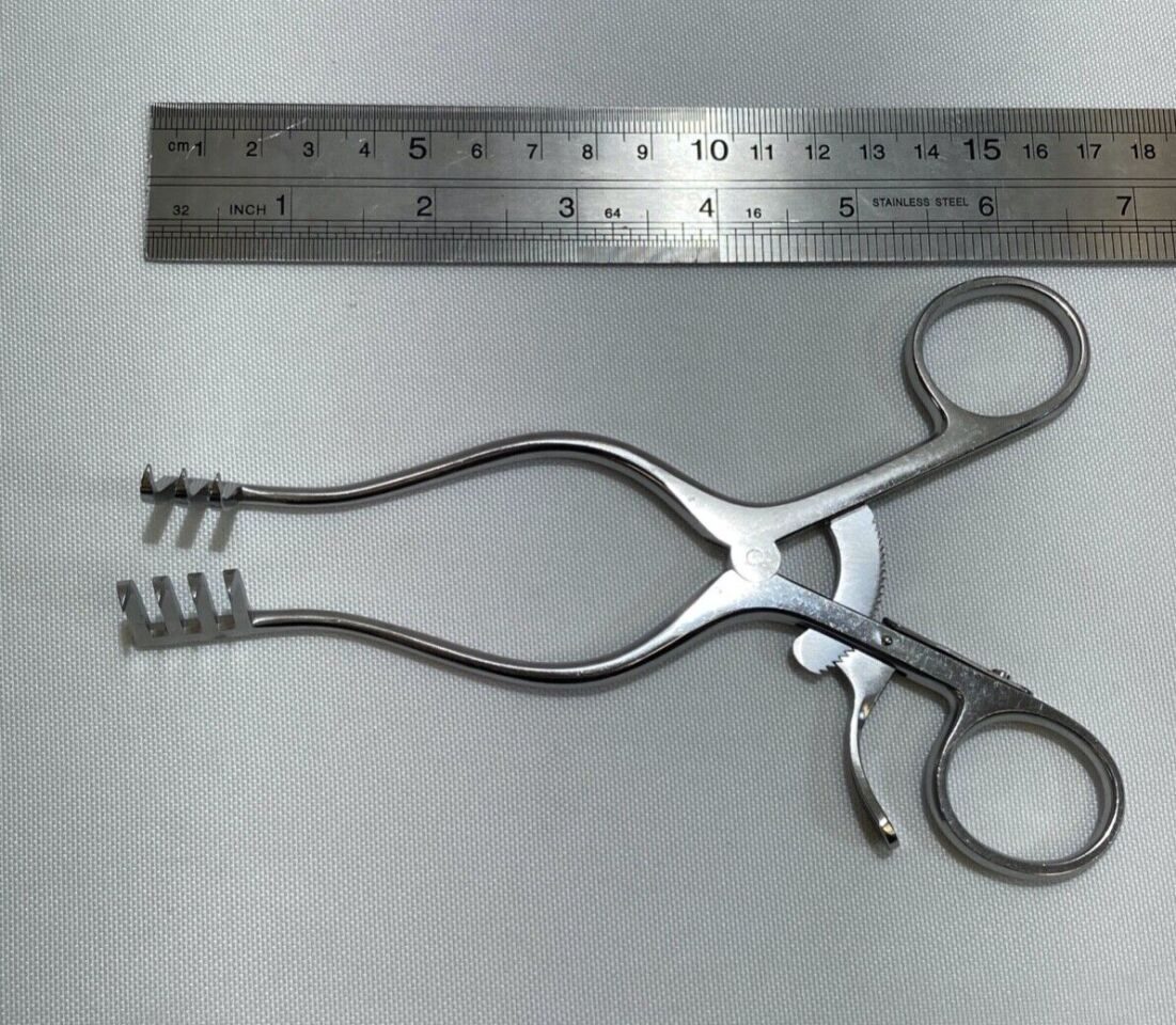 JARIT 205-155 Weitlaner Retractor 3 X 4 Sharp Blades L: 5" Orthopedic Trauma — photo 6