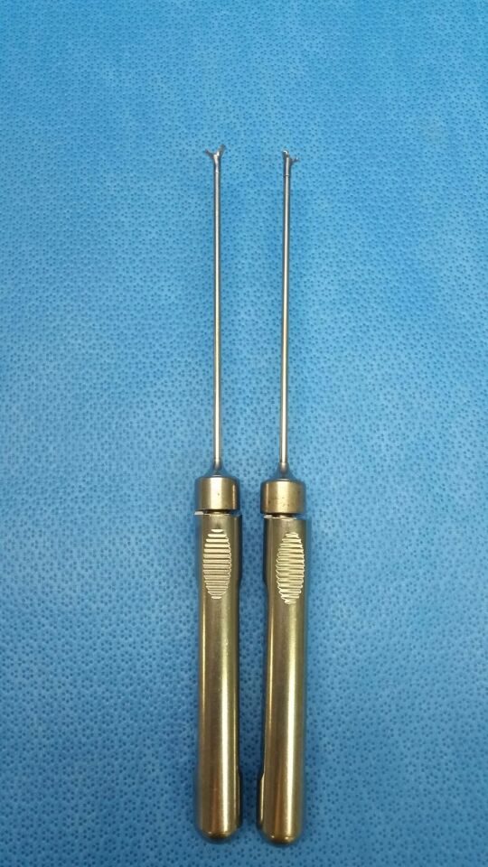 ACUFEX 010802 & 010803 Cigar Handle Rotary Scissors Hooked 60deg Right and Left — photo 4