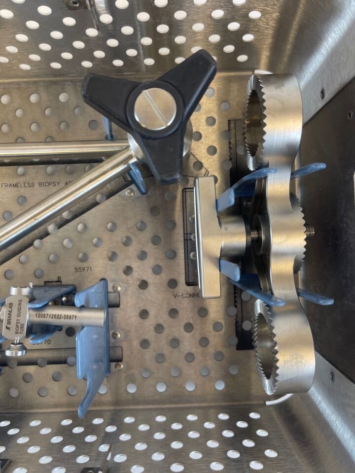 BRAINLAB Various  Frameless Biopsy System w/ Sterilization Case — photo 2