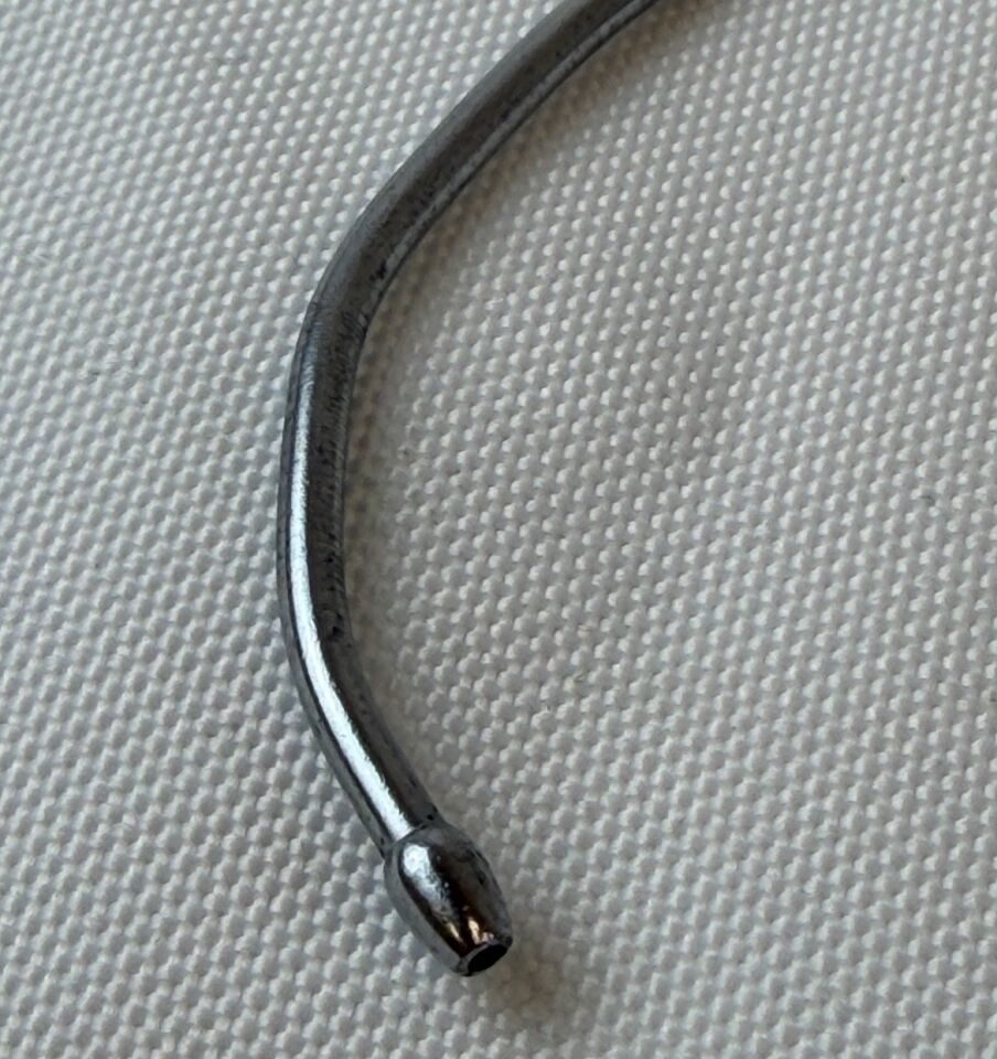 KARL STORZ 586026 Eiken Long Curved Antrum Cannula Luer Lock 2.5mm x 12.5cm ENT — photo 4