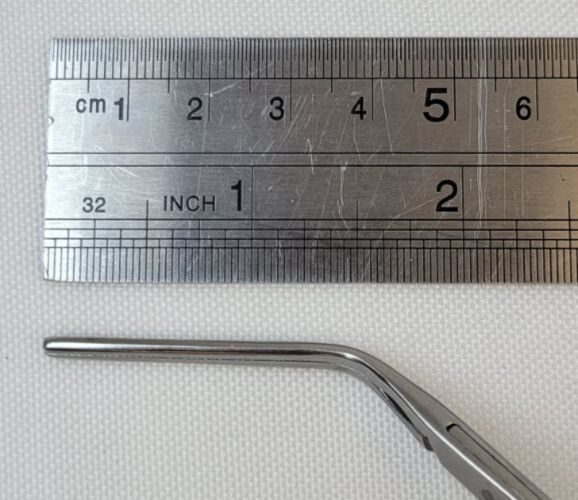 SYMMETRY 37-1072 Set of 3 DeBakey Bulldog Ring Clamp, 45deg Angle, 1x2 Teeth, 5" — photo 8