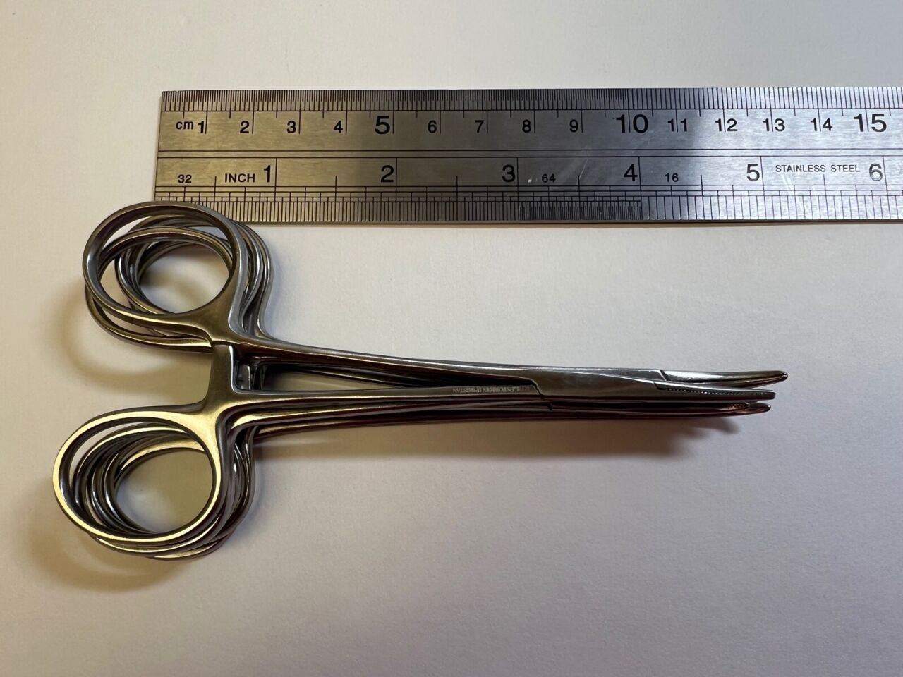 PILLING  KONIG  SSI  Lot of 5 Mosquito Micro Forceps Curved Serrated Jaws — photo 4
