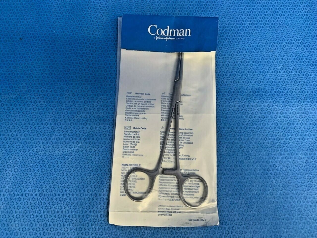 CODMAN 34-4081 Classic Rochester-Pean Hemostatic Forceps Curved 7.25" — photo 6
