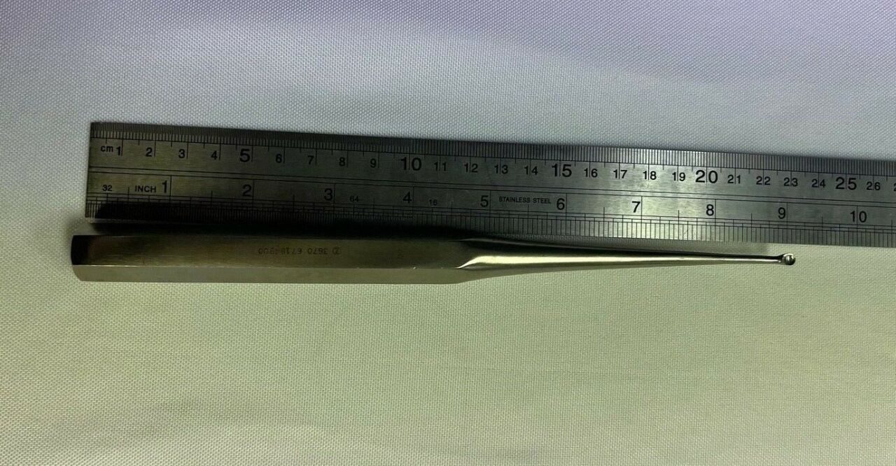 ZIMMER 3670 9" Size 00 Brun Bone Curette Size 00 — photo 6