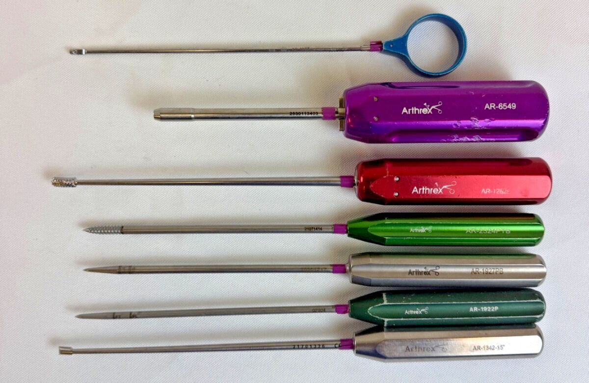 ARTHREX Various Shoulder Repair Instrument Set w Sterilization Case — photo 3