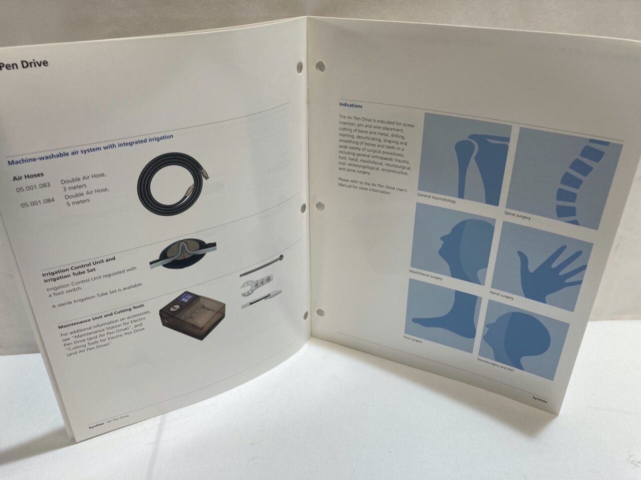 SYNTHES Air Pen Drive System Brochure Manual — photo 3
