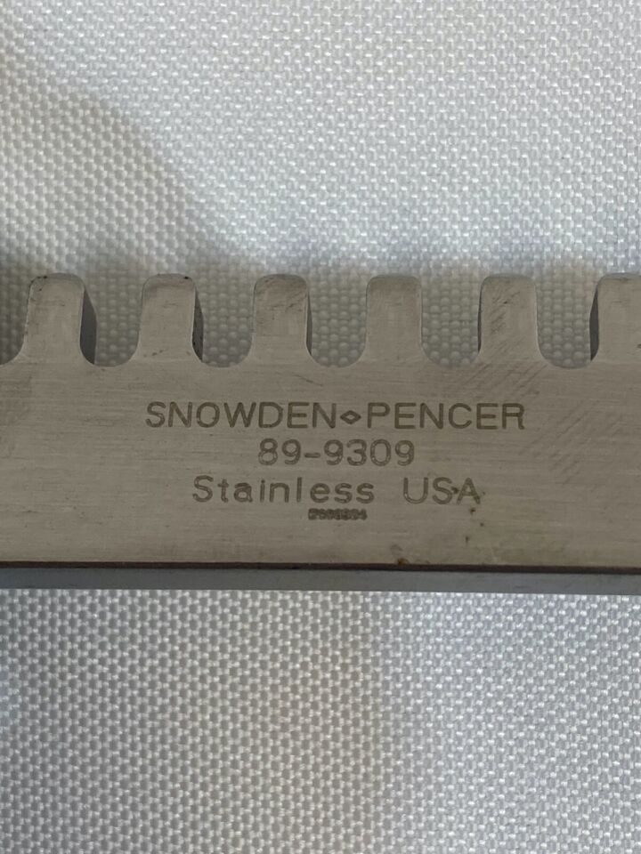 SNOWDEN-PENCER 89-9307 7 Cardiovascular Al Self Retaining Retractor w/ Extras — photo 10