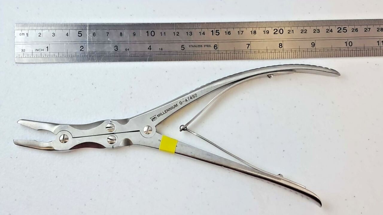 MILLENNIUM 0-47492 Leksell-Stille Rongeur Double Action 9.5" Curved 3x16mm — photo 5