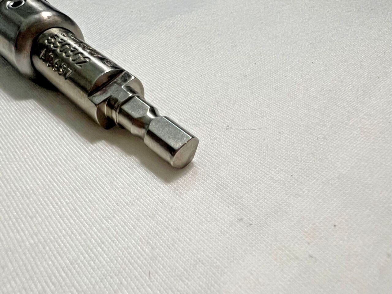 AESCULAP MF279R Cervical-Long Bayonet Curette Size 000 Forward Angle 9-1/2" L — photo 2