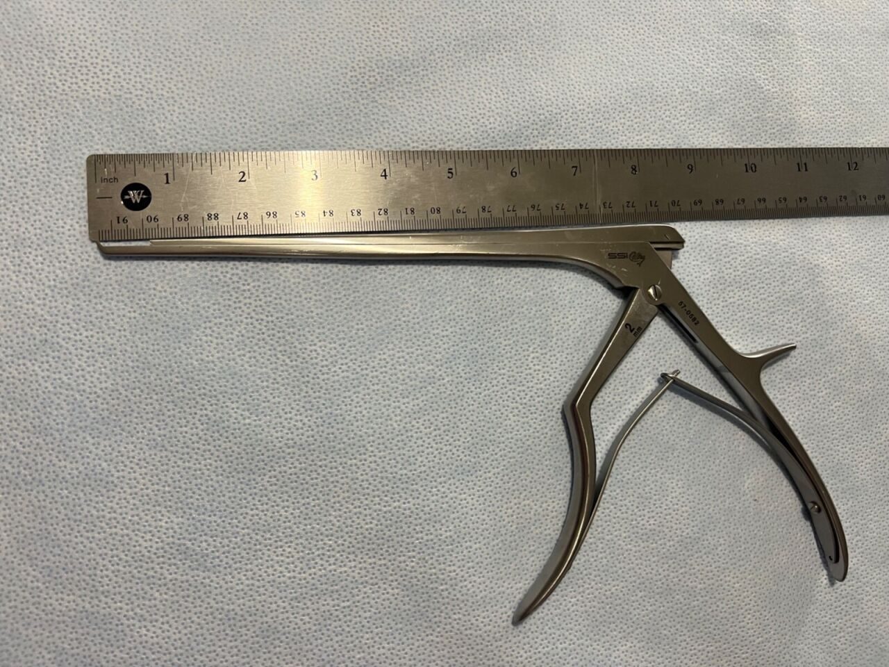 SSI ULTRA 57-0582 Spurling Kerrison Rongeur 2mm X 40deg Upbite 8" Neurology Spine — photo 5