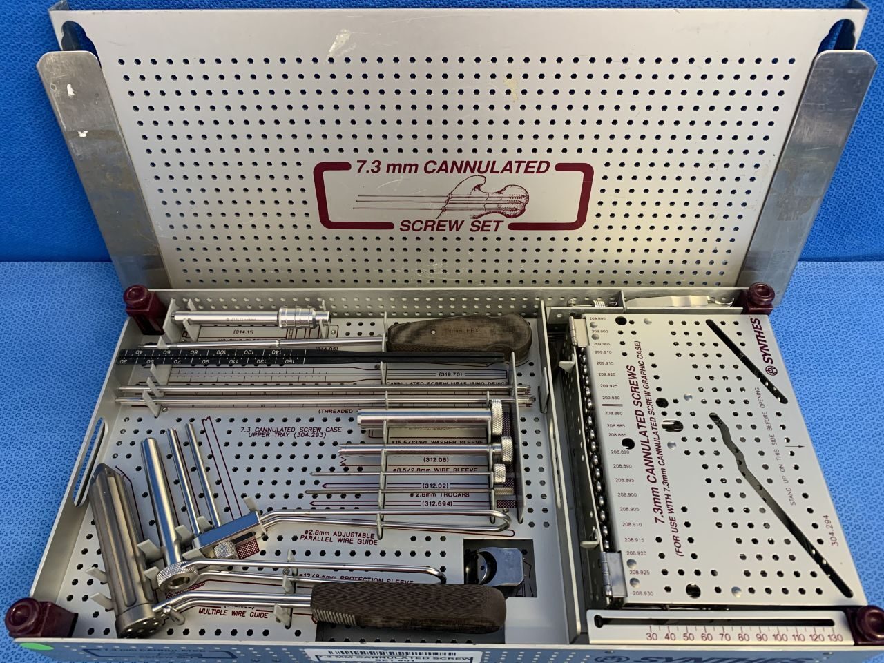 SYNTHES Various 7.3mm Cannulated Screw Set — photo 9